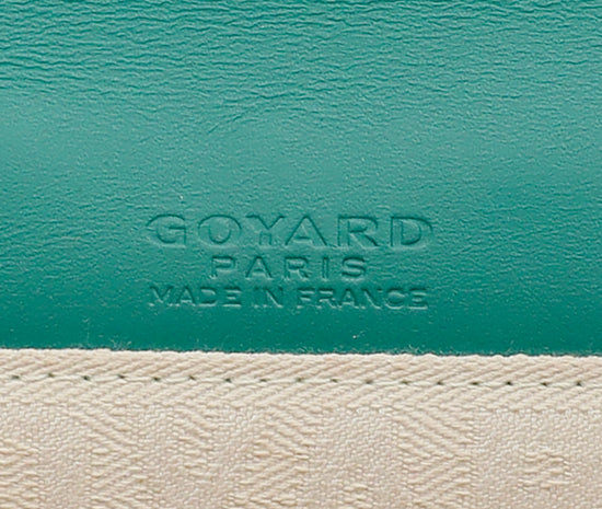 Goyard Green Goyardine Monte Carlo Clutch
