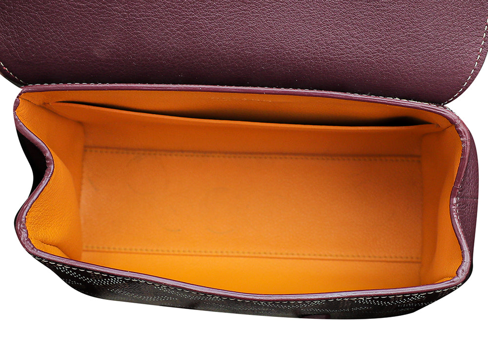 Goyard Burgundy Goyardine Saigon Mini Bag-Goyard-THE CLOSET