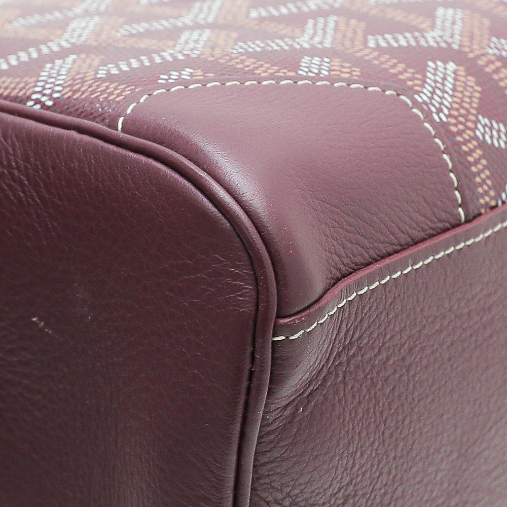 Goyard Burgundy Goyardine Saigon Mini Bag-Goyard-THE CLOSET