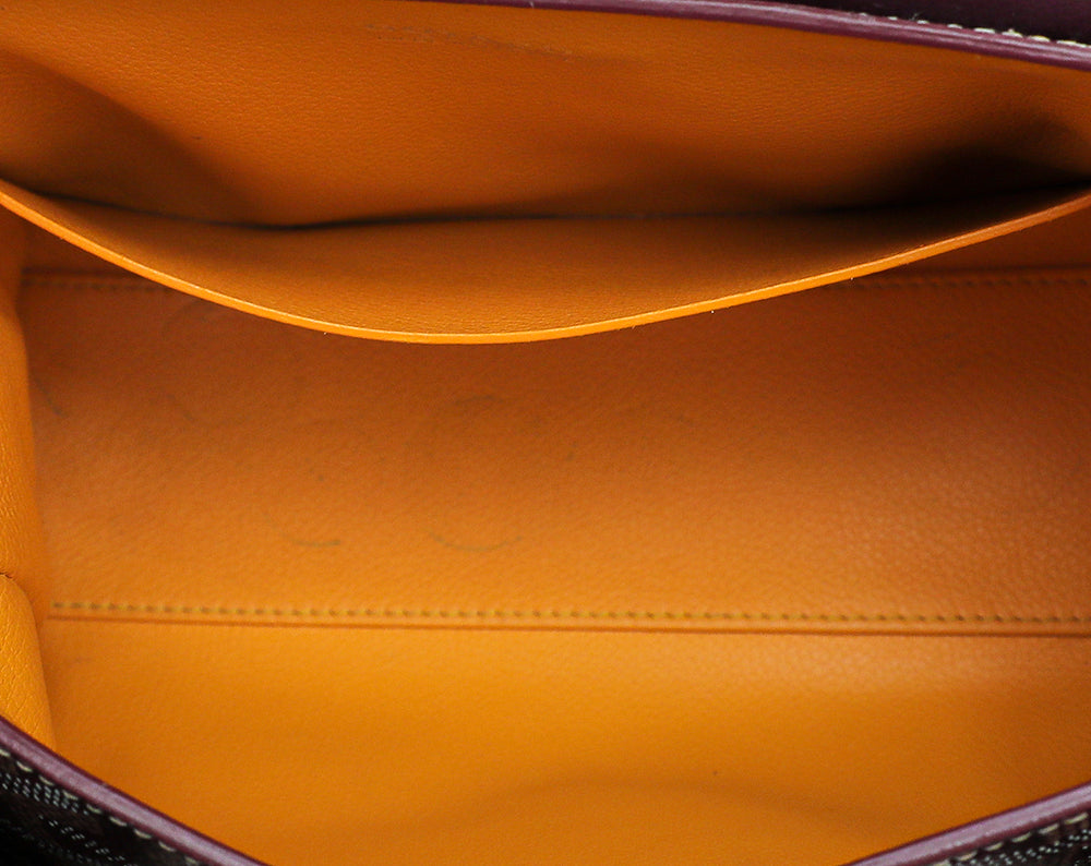 Goyard Burgundy Goyardine Saigon Mini Bag-Goyard-THE CLOSET