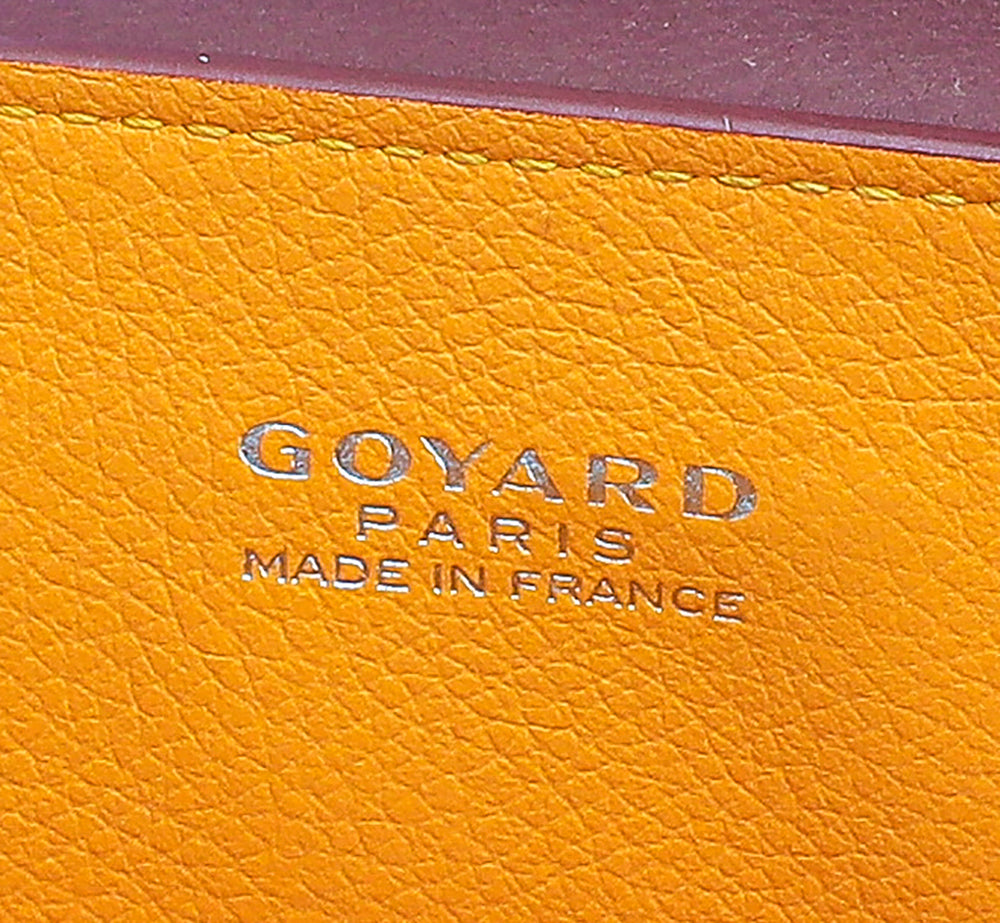 Goyard Burgundy Goyardine Saigon Mini Bag-Goyard-THE CLOSET