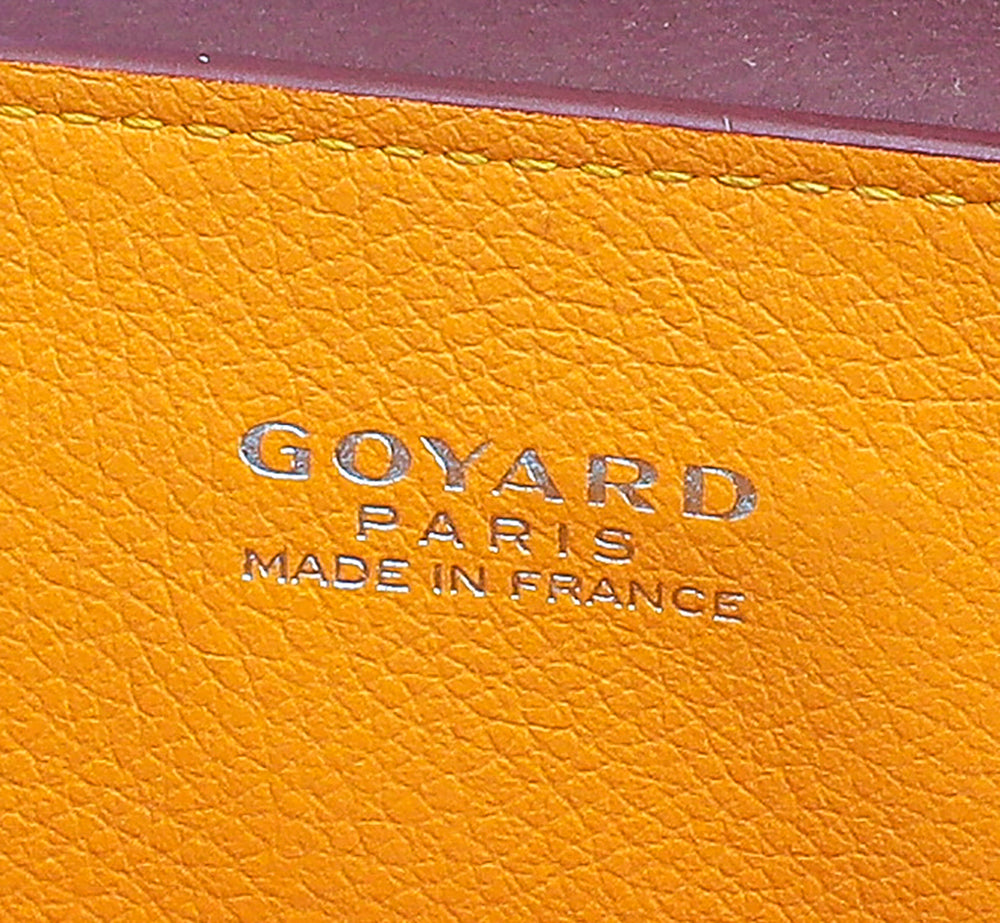 Goyard Burgundy Goyardine Saigon Mini Bag