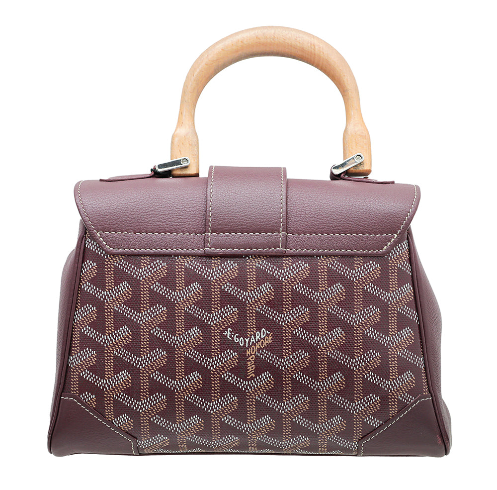 Goyard Burgundy Goyardine Saigon Mini Bag - Main Image