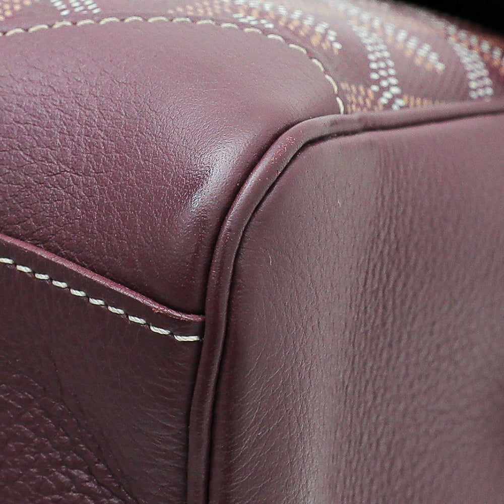 Goyard Burgundy Goyardine Saigon Mini Bag-Goyard-THE CLOSET