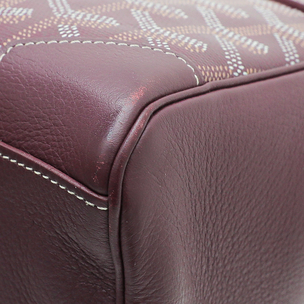 Goyard Burgundy Goyardine Saigon Mini Bag-Goyard-THE CLOSET