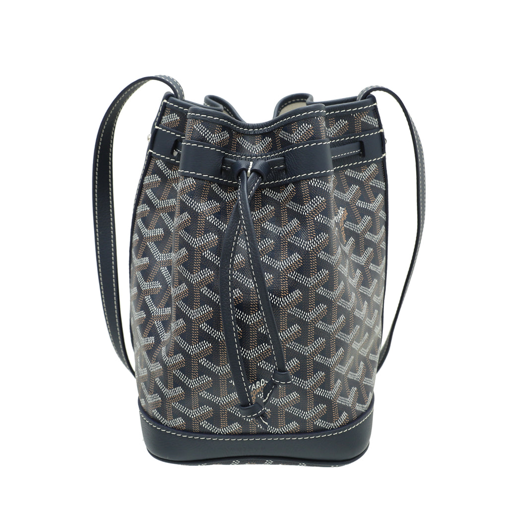 Goyard Blue Petit Flot Bucket Bag