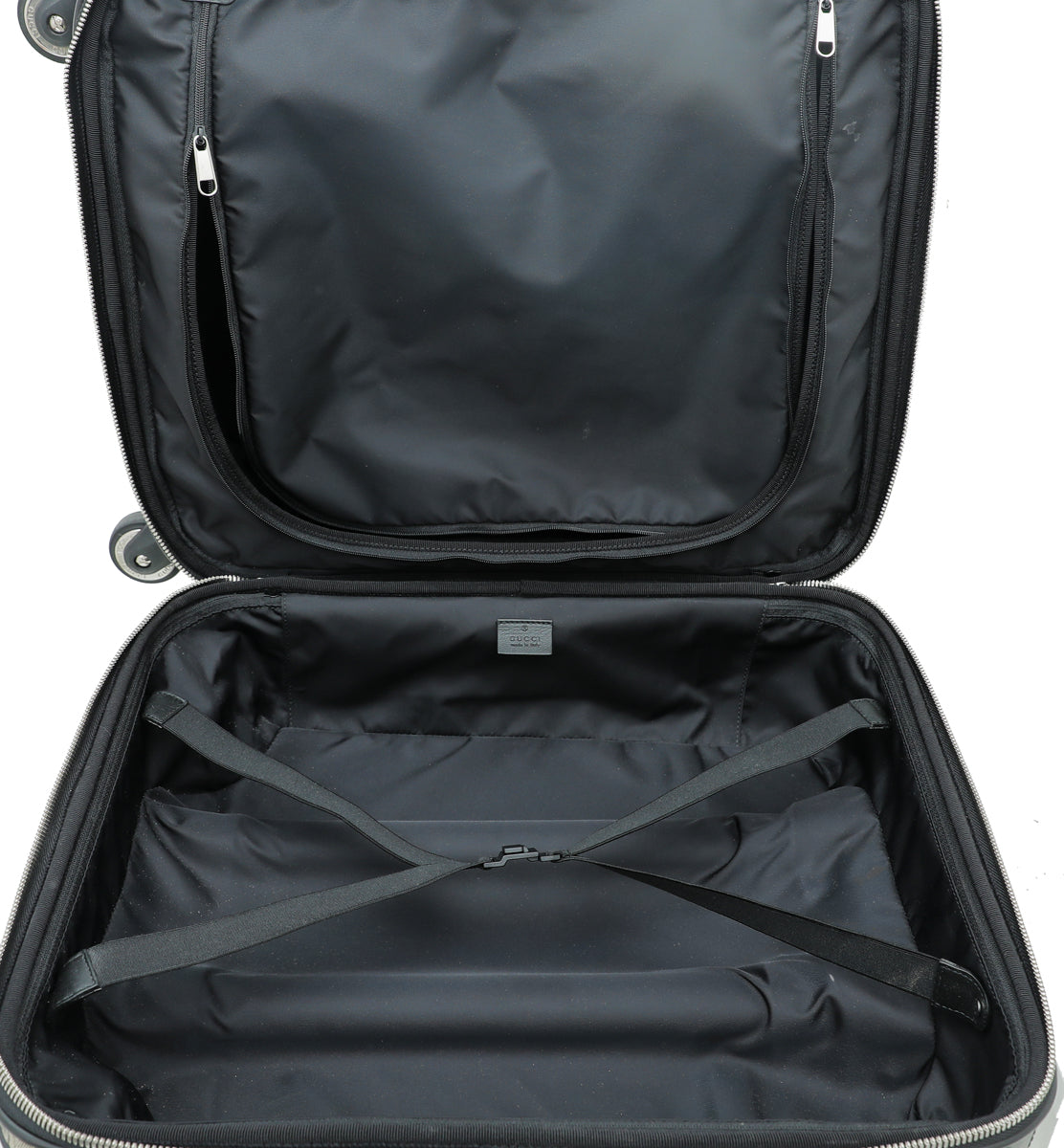 Gucci Bicolor GG Supreme Carry On Suitcase Bag-Gucci-THE CLOSET