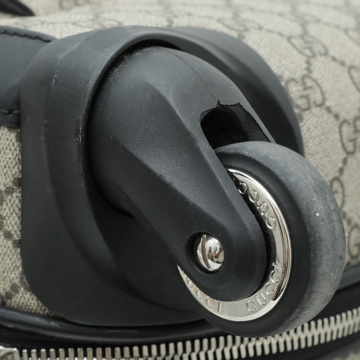 Gucci Bicolor GG Supreme Carry On Suitcase Bag-Gucci-THE CLOSET