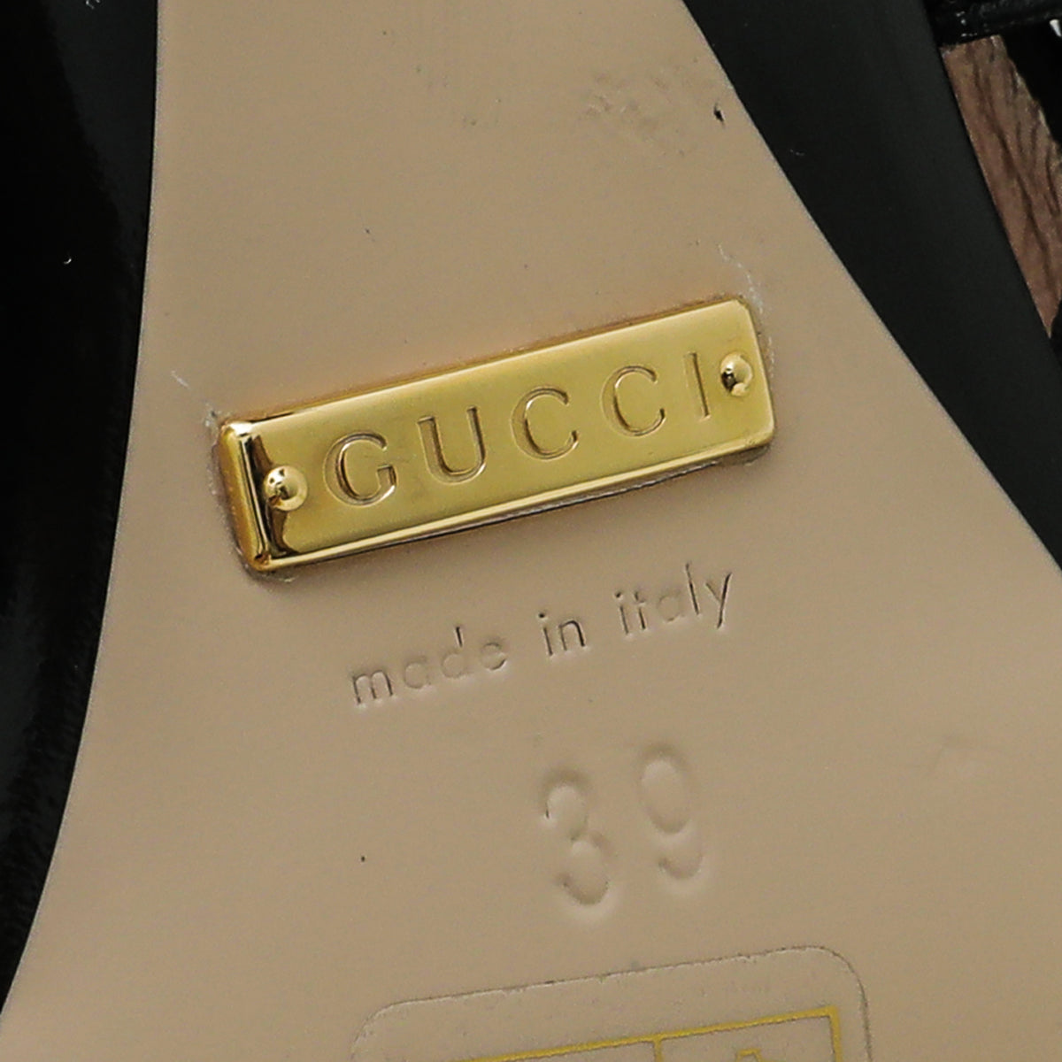 Gucci Black Horsebit & Chain Slingback 39-Gucci-THE CLOSET