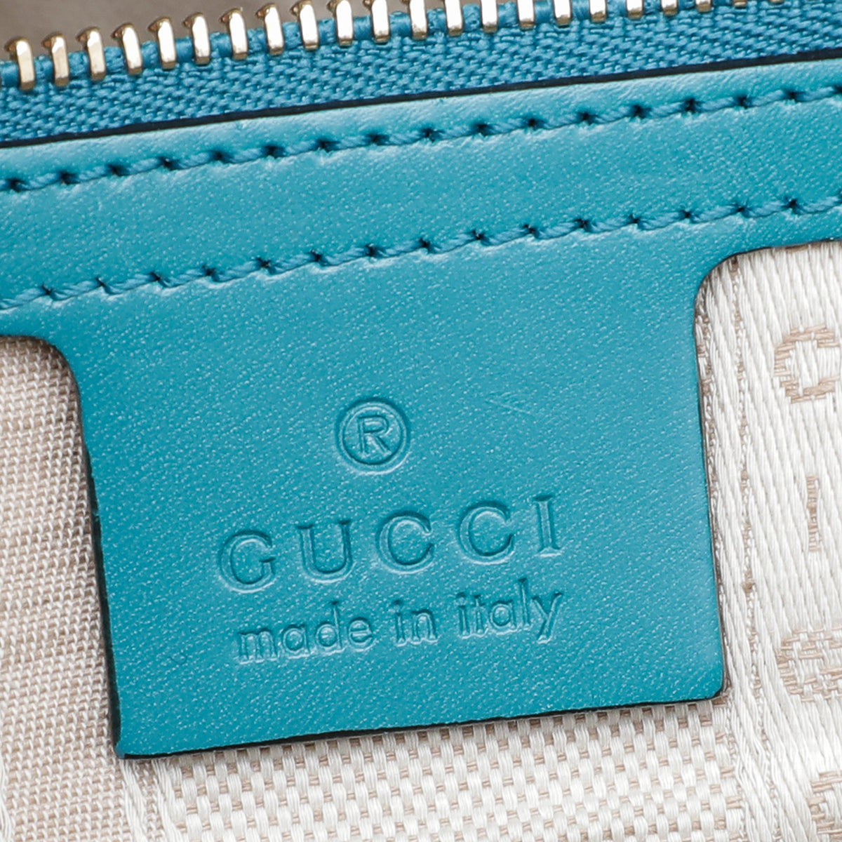 Gucci Turquoise Bright Diamante Top Handle Bag-Gucci-THE CLOSET
