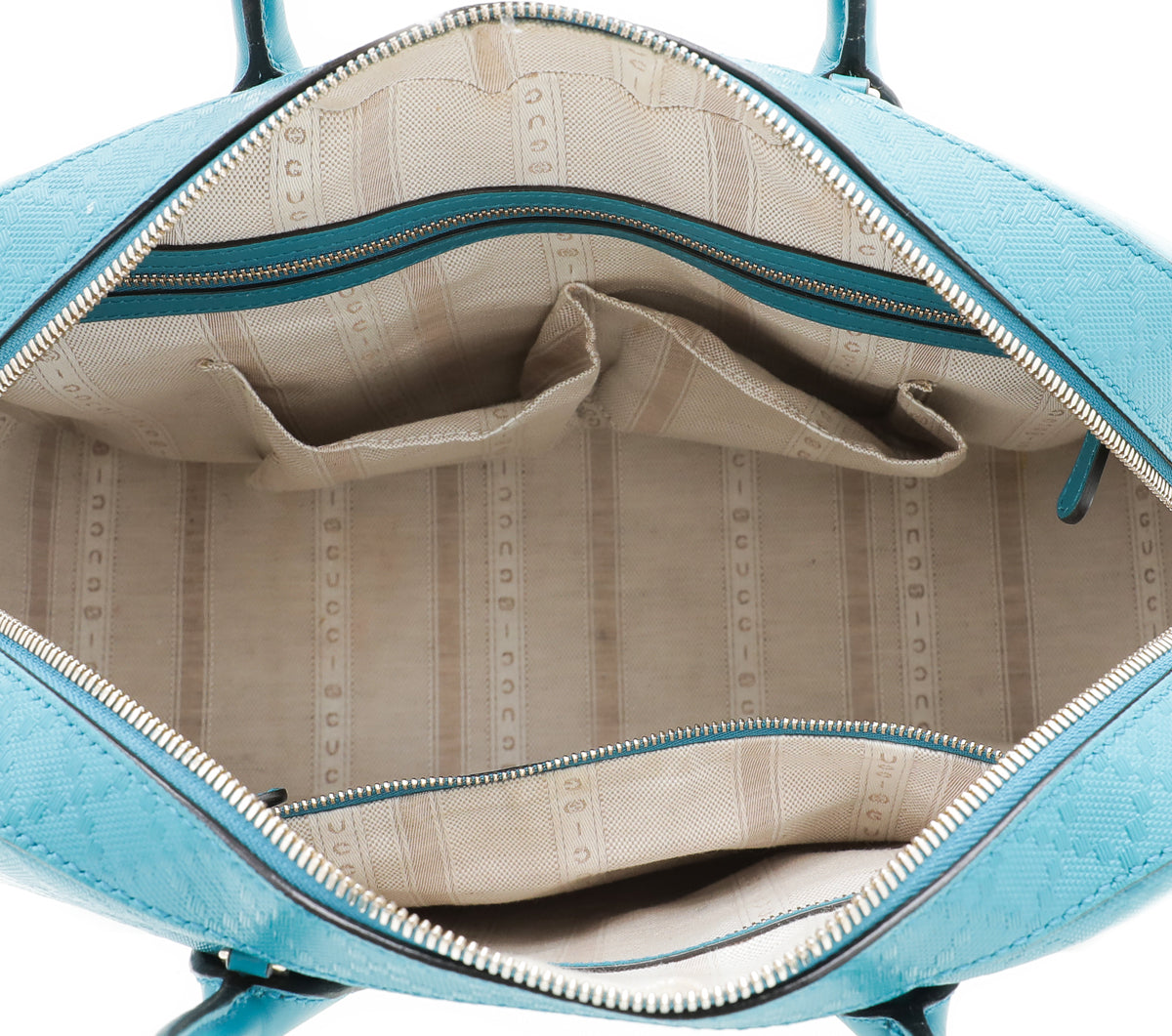 Gucci Turquoise Bright Diamante Top Handle Bag-Gucci-THE CLOSET