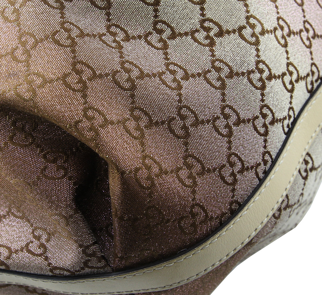 Gucci Brown Lurex Scarlett Tote-Gucci-THE CLOSET