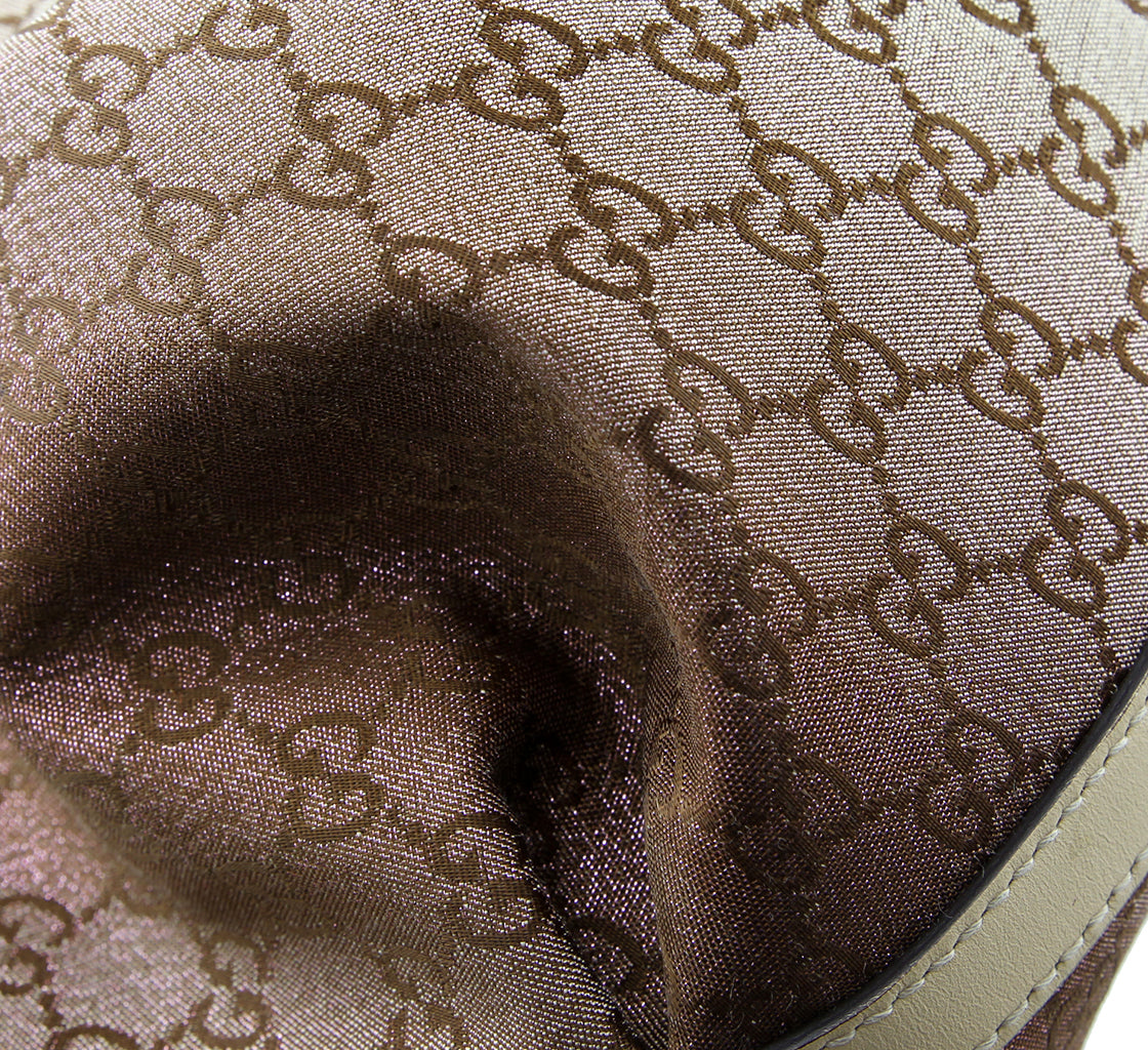 Gucci Brown Lurex Scarlett Tote-Gucci-THE CLOSET