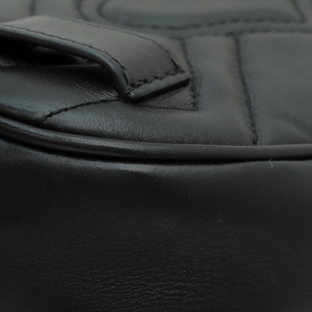 Gucci Black GG Marmont Mini Belt Bag-Gucci-THE CLOSET