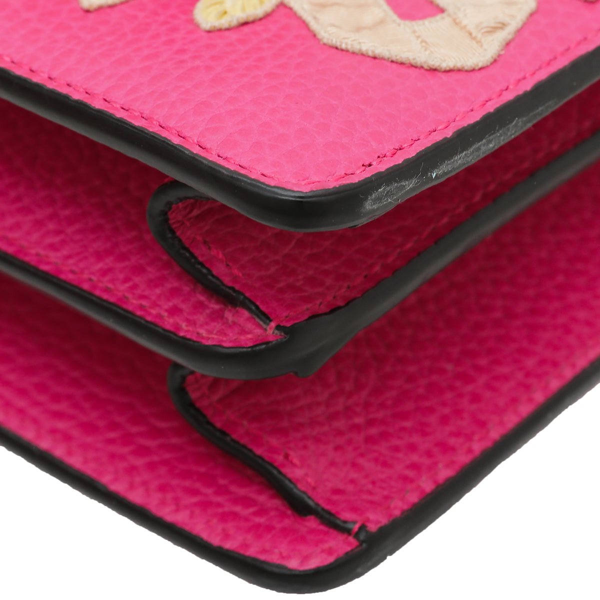 Gucci Rosa Dionysus Guccify Embroidered Bag-Gucci-THE CLOSET