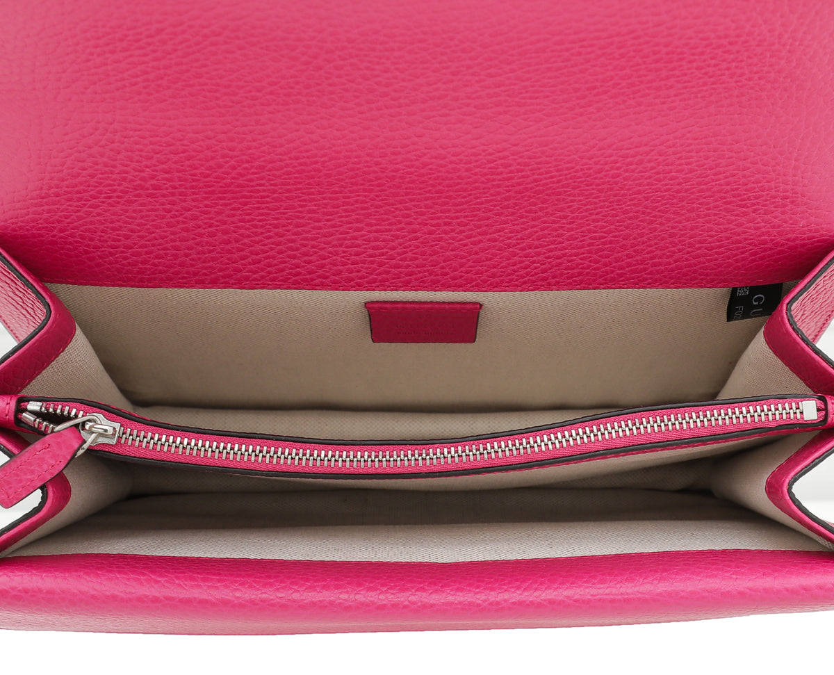 Gucci Rosa Dionysus Guccify Embroidered Bag-Gucci-THE CLOSET