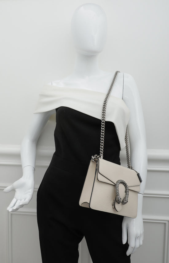 Gucci White Dionysus Mini Bag – THE CLOSET