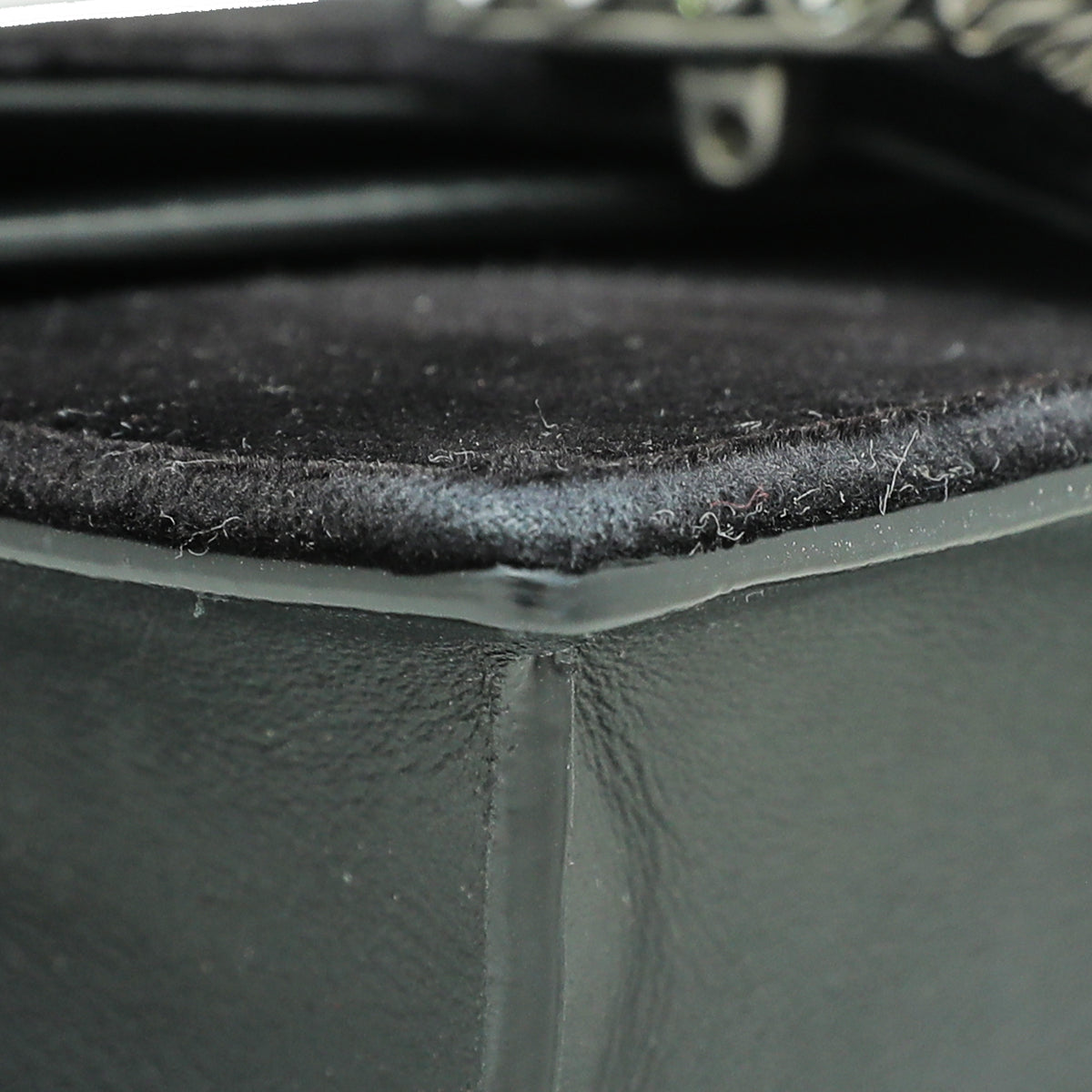 Gucci Black Velvet Dionysus Crystal Super Mini Bag-Gucci-THE CLOSET