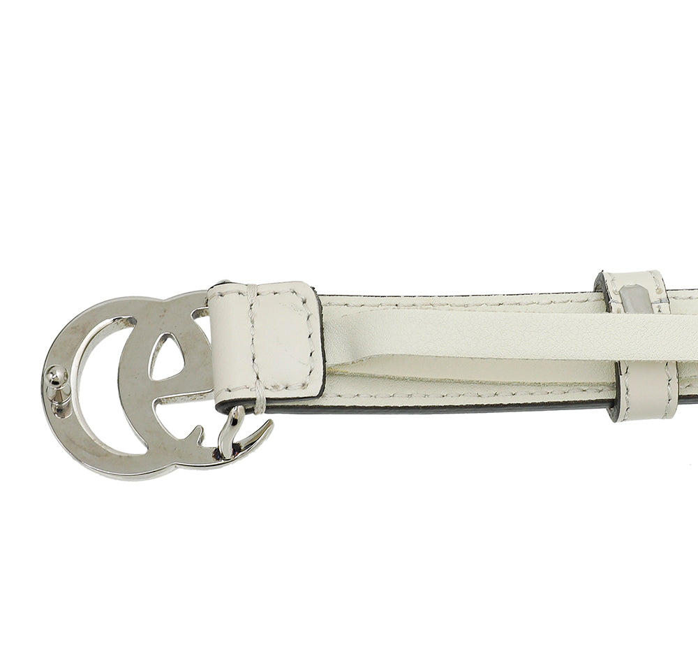 Gucci Off White Double G Buckle Belt 30 – THE CLOSET
