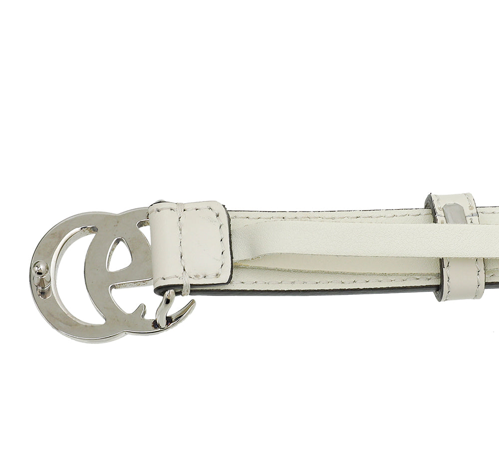 Gucci Off White Double G Buckle Belt 30