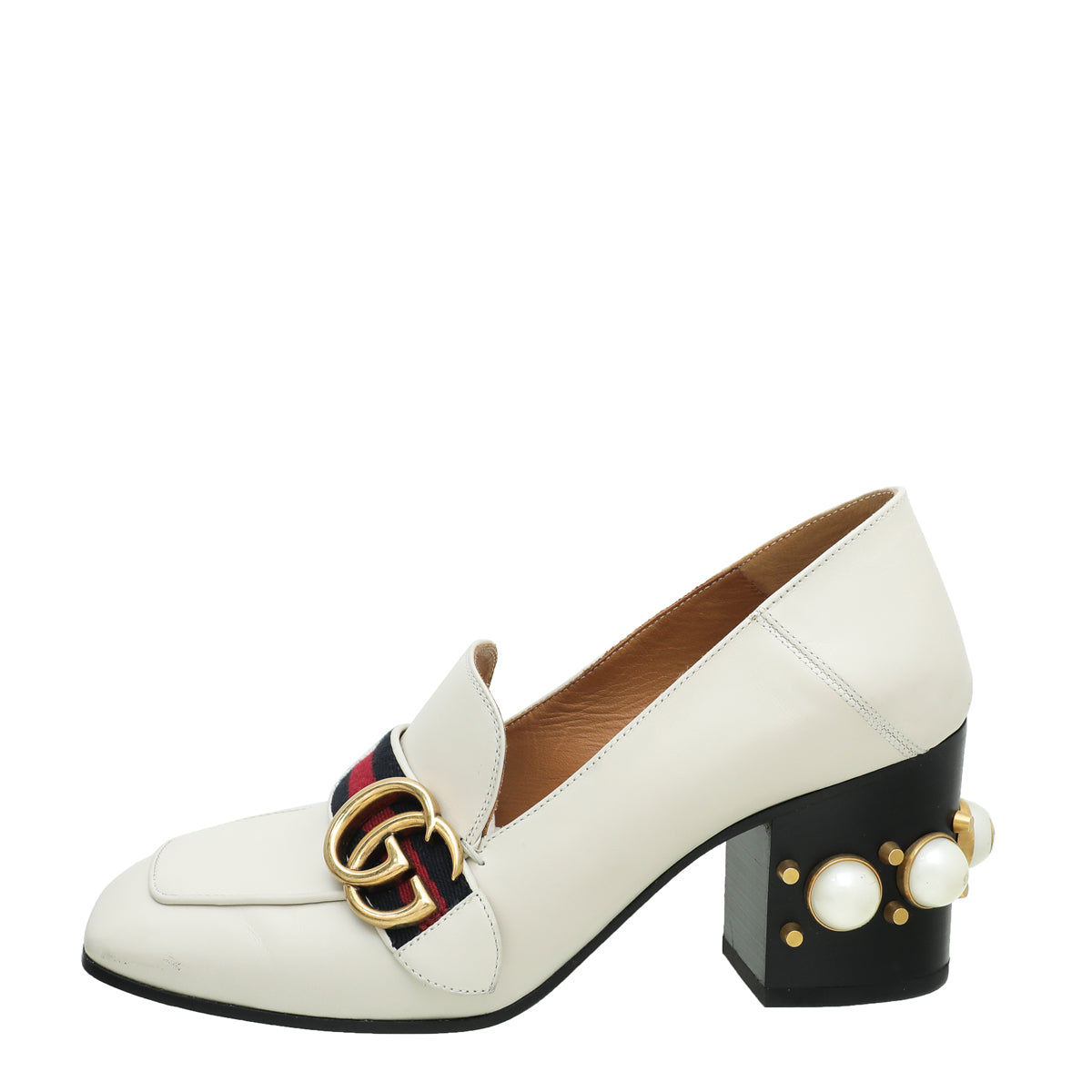 Gucci Ice Lolly Chain Heeled Loafers, Flats - Designer Exchange | Buy Sell  Exchange