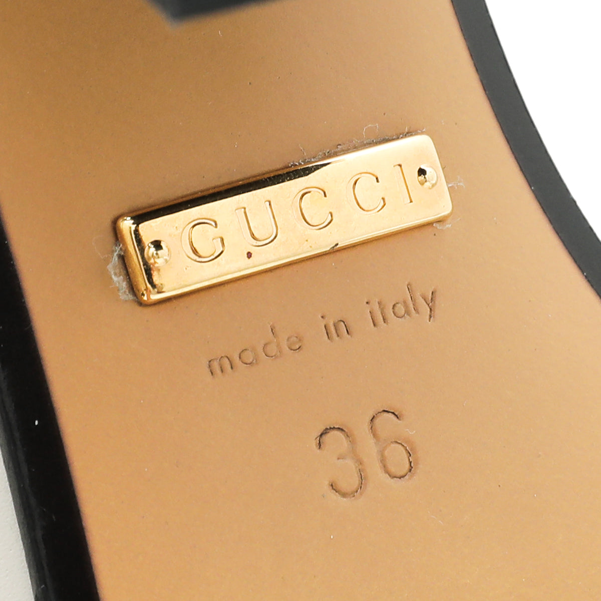 Gucci Tricoloe Double G Mid Heel Loafers 36-Gucci-THE CLOSET