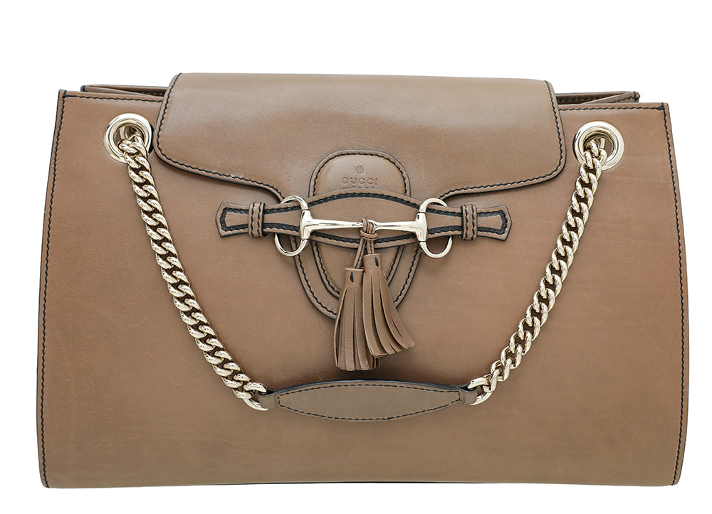 Gucci Brown Emily Large Bag-Gucci-THE CLOSET