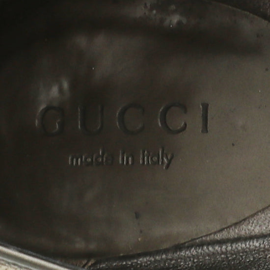 Gucci Bicolor GG Bow Flat Ballerina 35.5