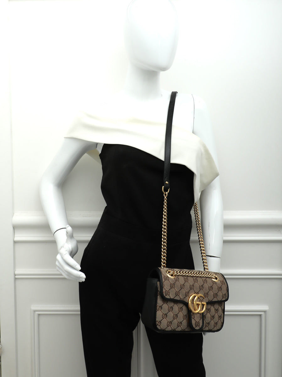 Gucci Bicolor GG Marmont Bag-Gucci-THE CLOSET