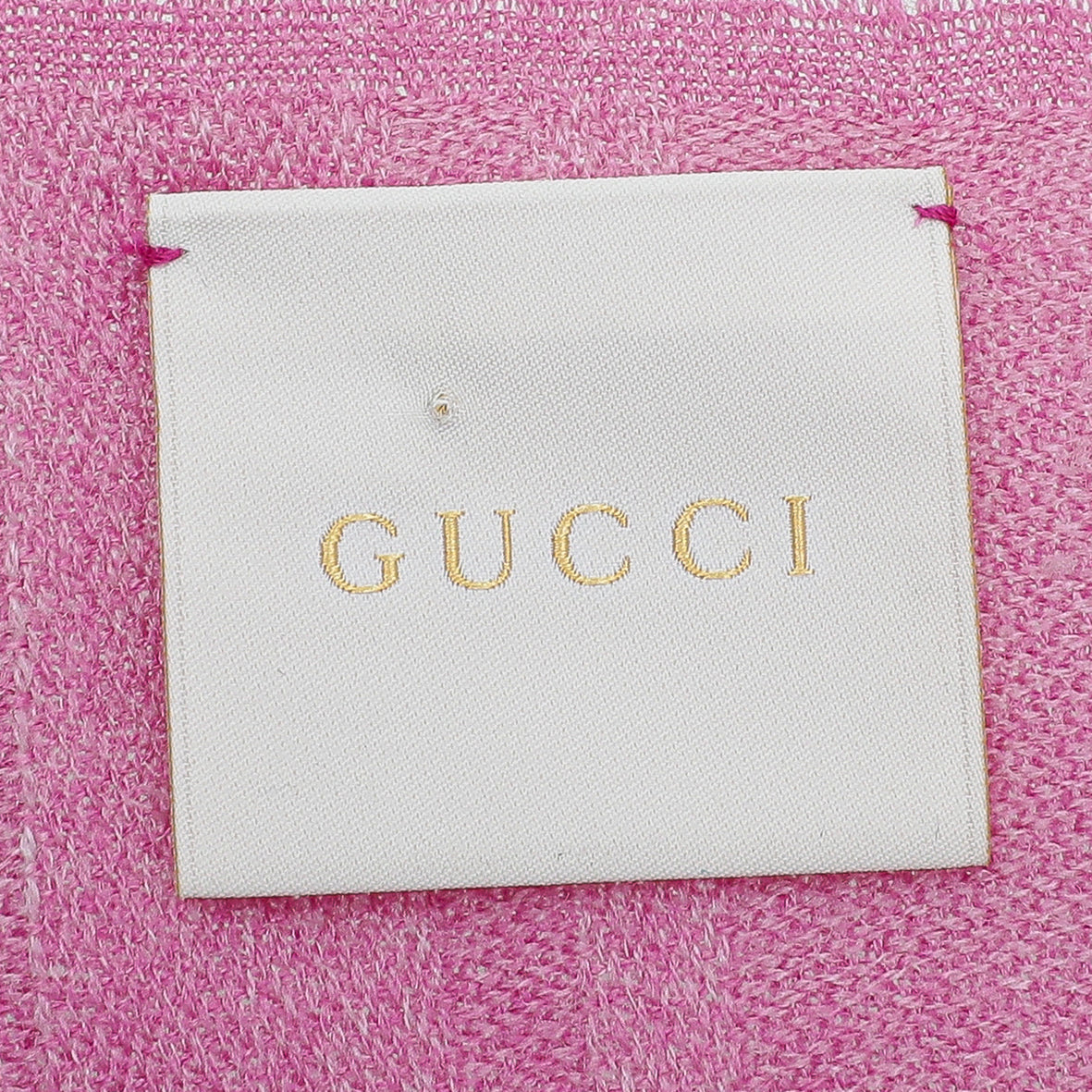 Gucci Bicolor GG Diamante Lana Wool Silk Square Scarf-Gucci-THE CLOSET
