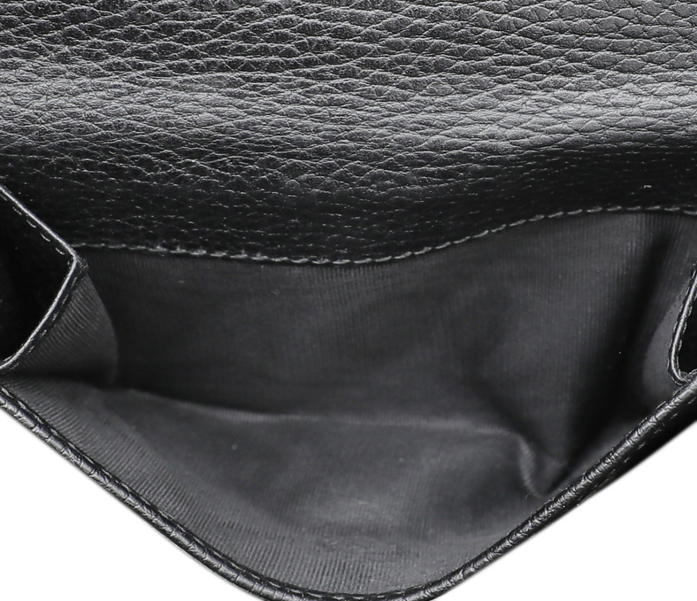 Gucci Black GG Fremch Flap Wallet-Gucci-THE CLOSET