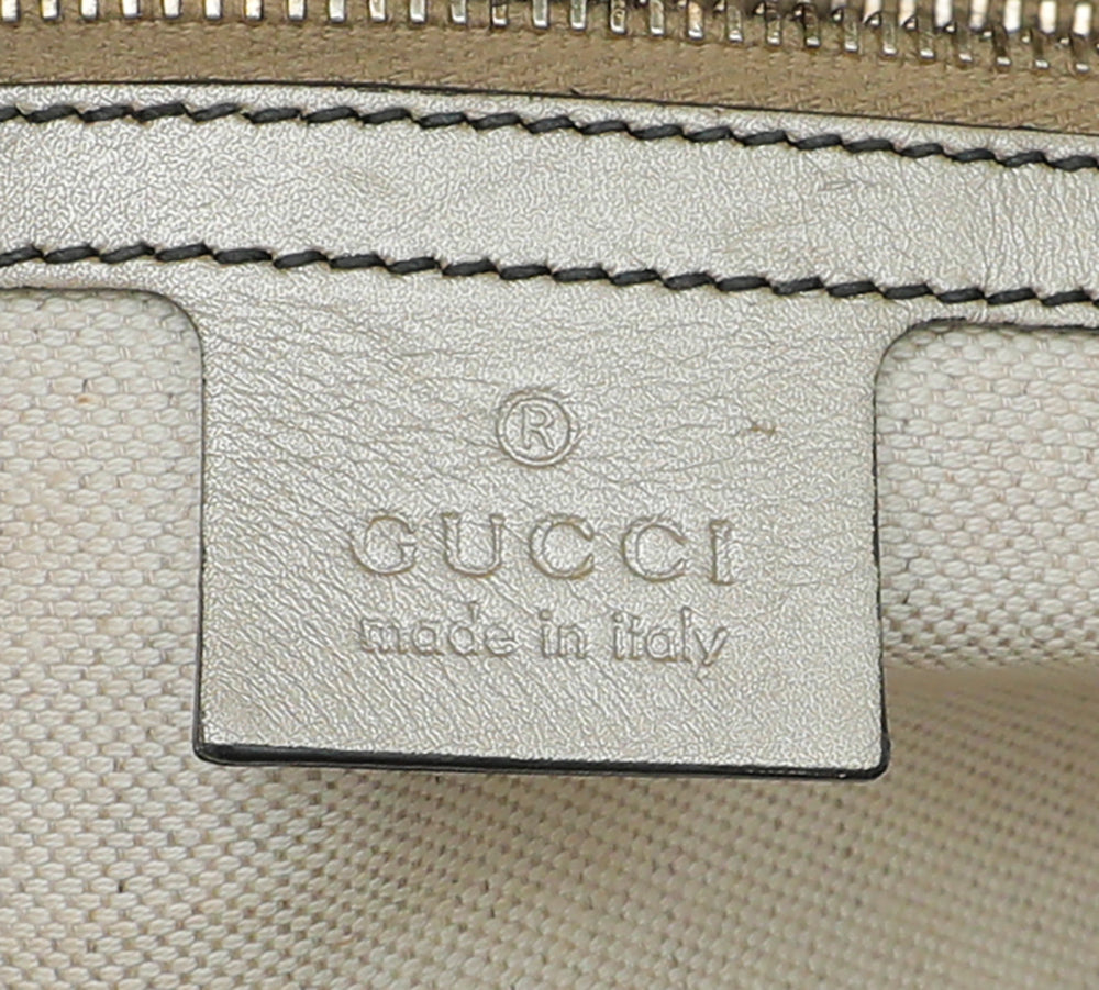 Gucci Champagne GG Guccissima Emily Large Bag