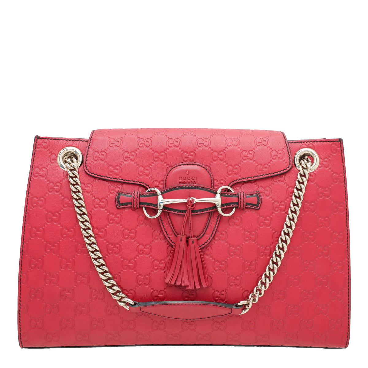 Gucci Red GG Guccissima Emily Large Bag-Gucci-THE CLOSET
