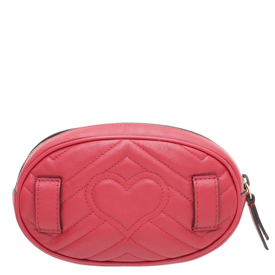 Gucci Red GG Marmont Belt Bag