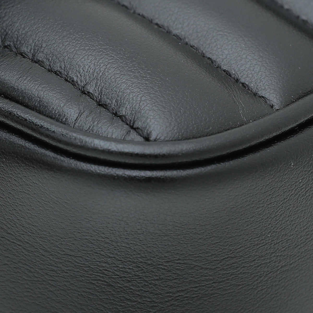 Gucci Black GG Marmont Diagonal Vertical Motifs Bag-Gucci-THE CLOSET