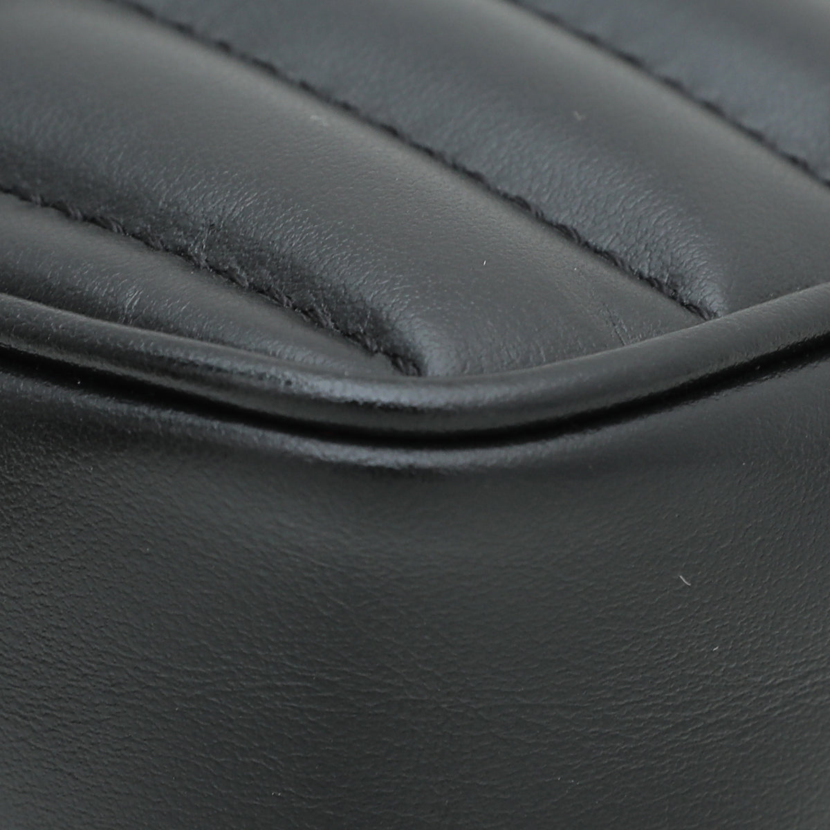 Gucci Black GG Marmont Diagonal Vertical Motifs Bag-Gucci-THE CLOSET