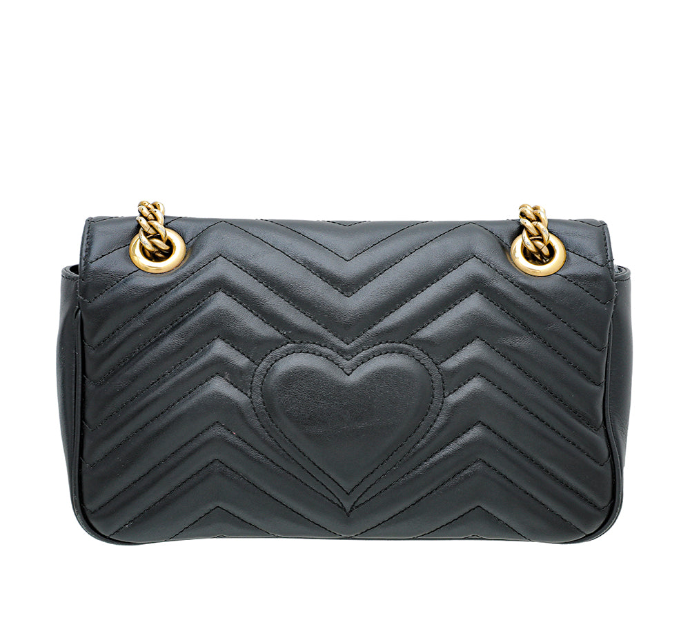 Gucci Black GG Marmont Matelasse Small Bag-Gucci-THE CLOSET