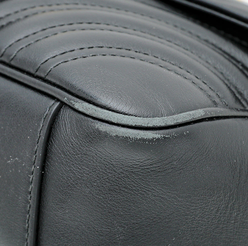 Gucci Black GG Marmont Matelasse Small Bag-Gucci-THE CLOSET