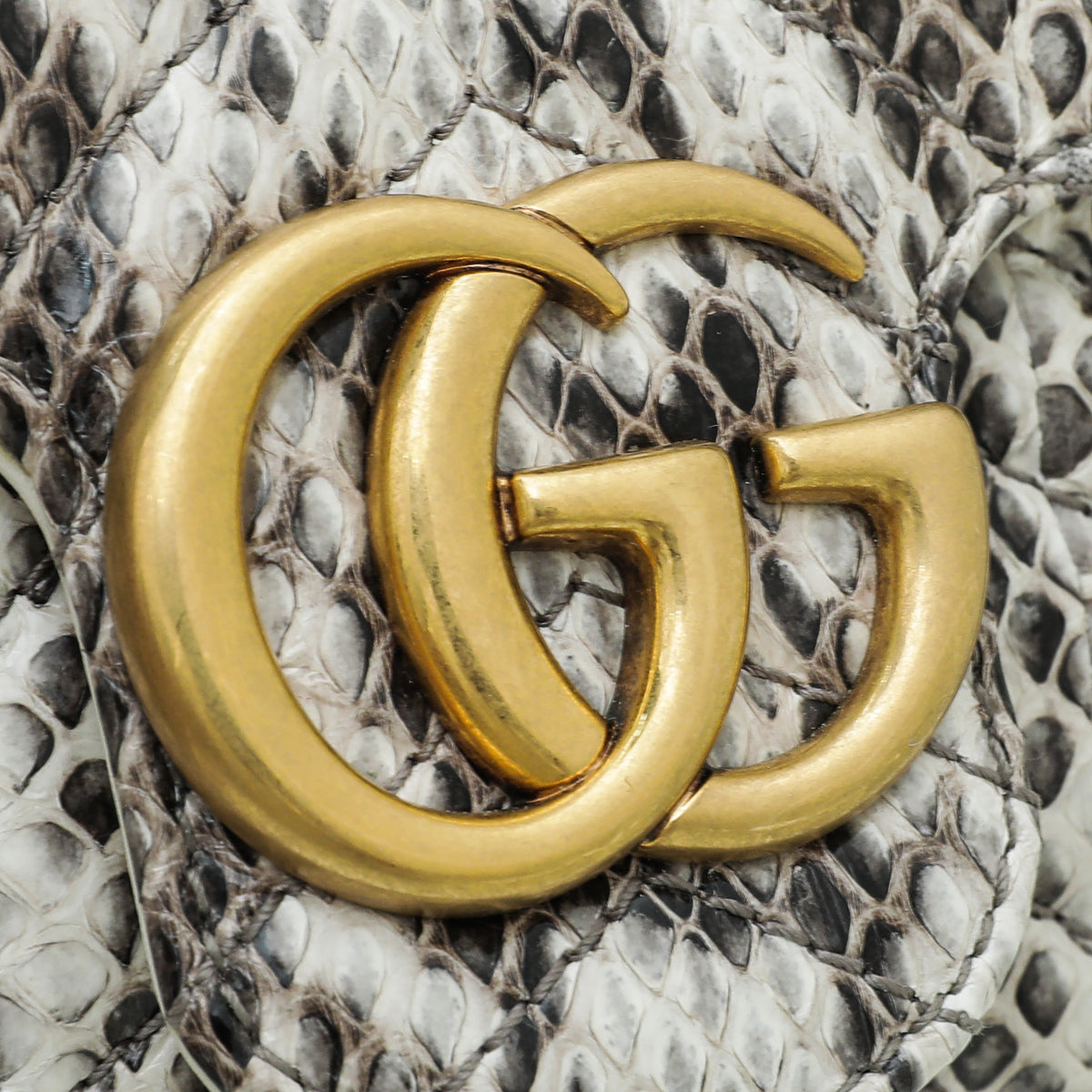 Gucci Python Gg Gucci Off White Python GG Marmont Super Mini Bag – THE CLOSET