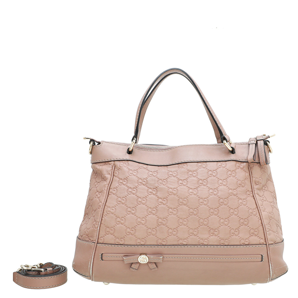 GUCCI Dusty Pink GG Mayfair Medium Bag-Gucci-THE CLOSET