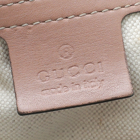 GUCCI Dusty Pink GG Mayfair Medium Bag