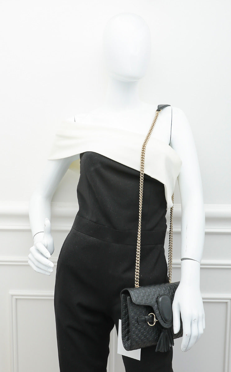 Gucci Black GG Microguccissima Emily Bag-Gucci-THE CLOSET