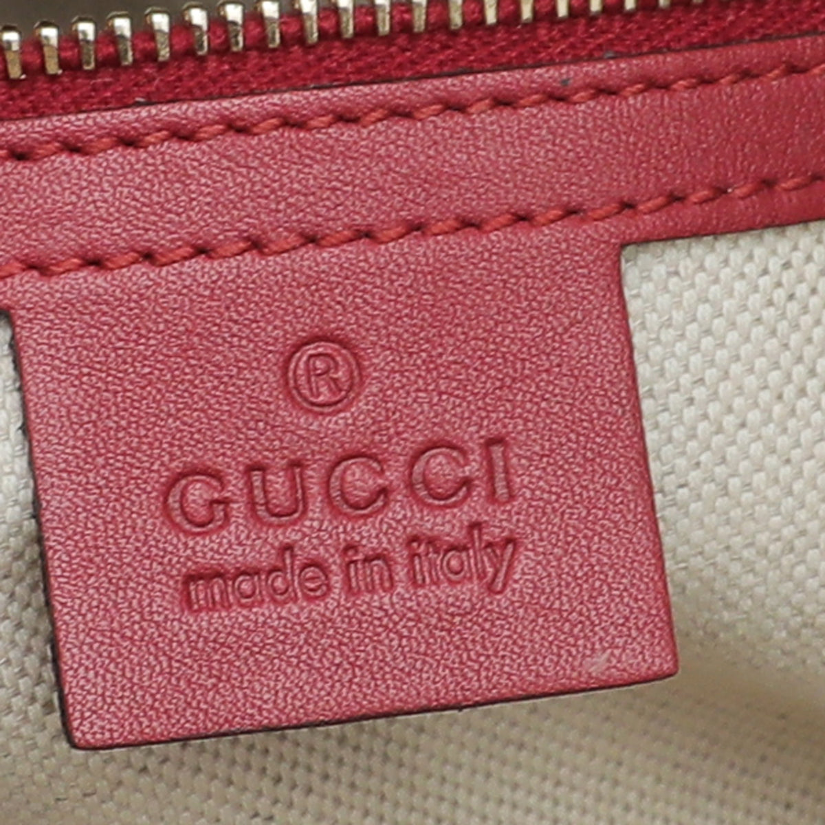 Gucci Red GG Microguccissima Nice Small Bag