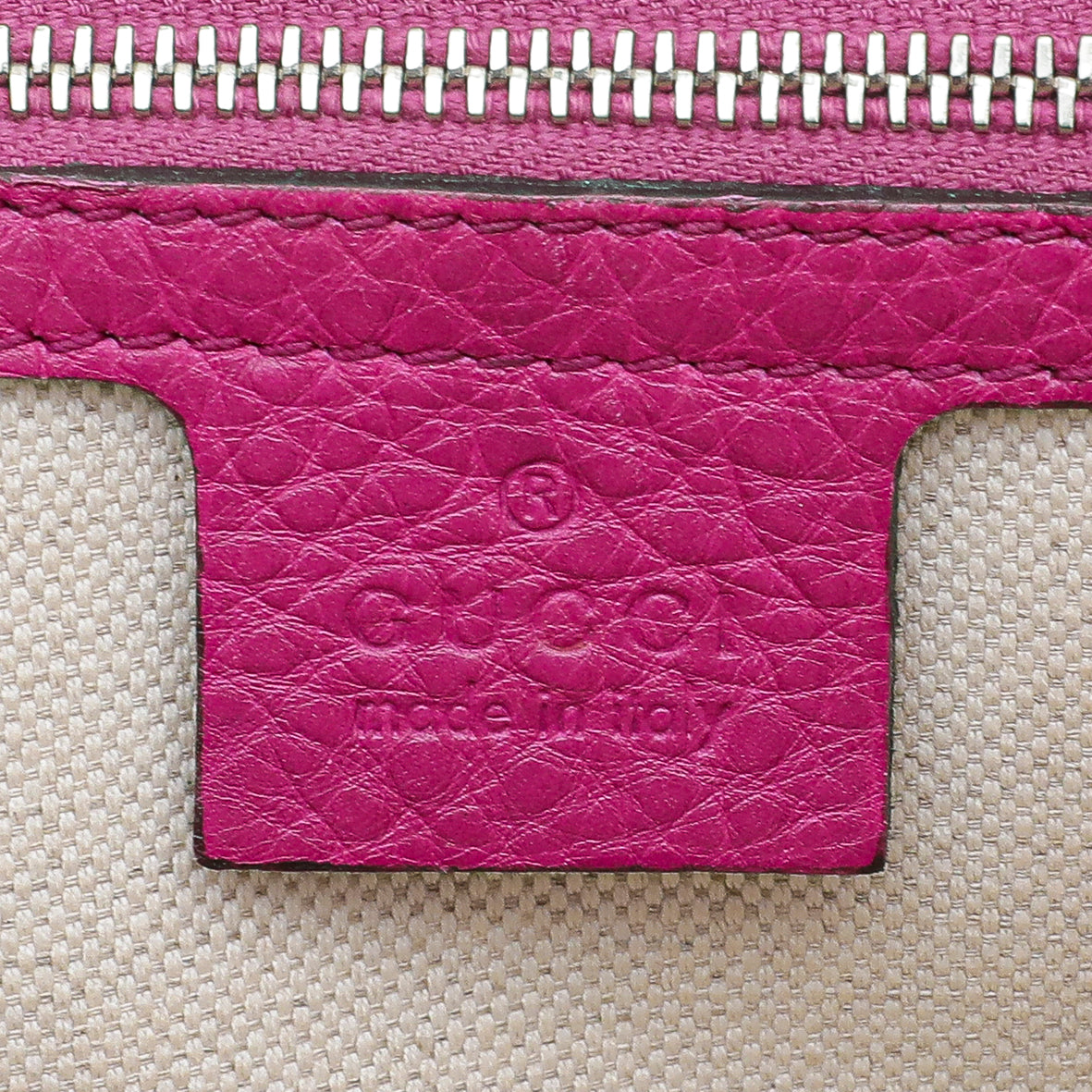 Gucci Magenta GG Neoprene New Bamboo Top Handle Bag-Gucci-THE CLOSET