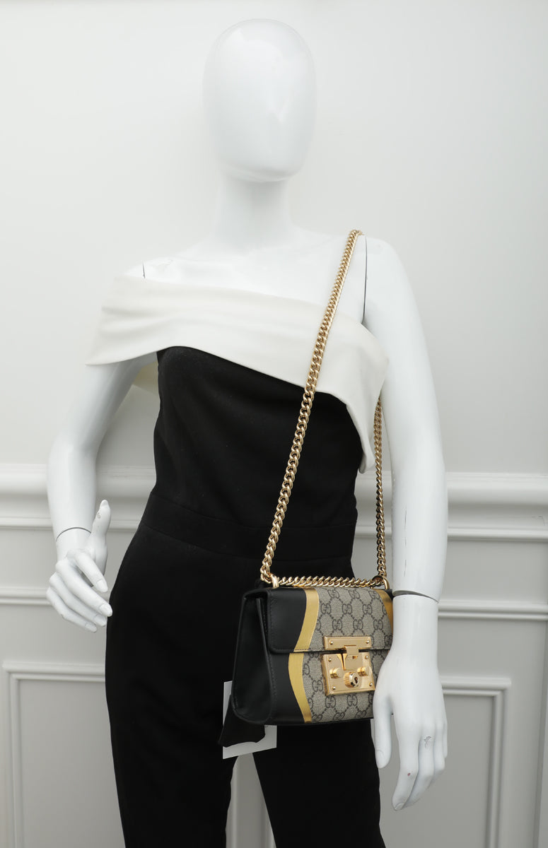 Gucci Tricolor GG Padlock Small Bag-Gucci-THE CLOSET