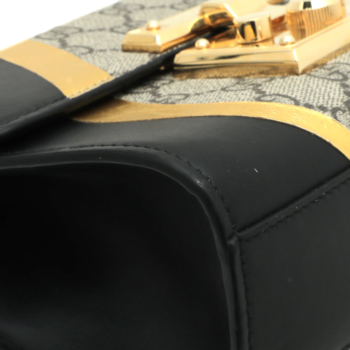 Gucci Tricolor GG Padlock Small Bag-Gucci-THE CLOSET