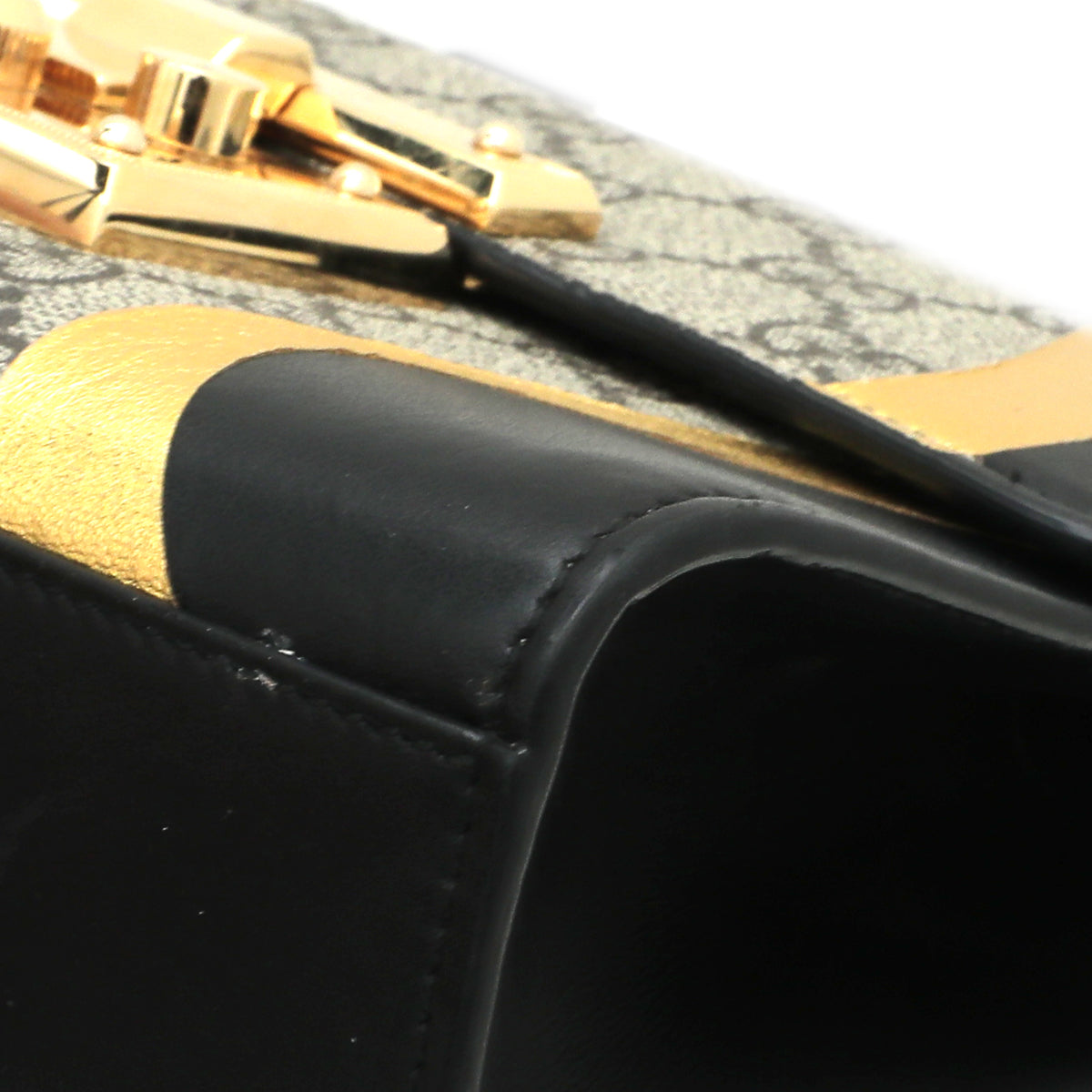 Gucci Tricolor GG Padlock Small Bag-Gucci-THE CLOSET