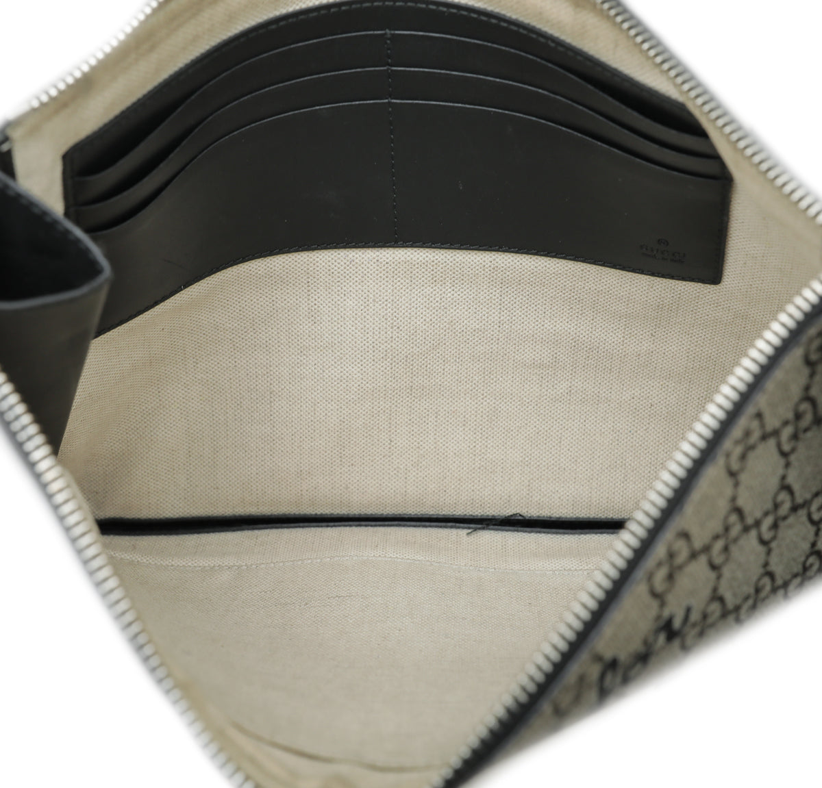 Gucci Bicolor GG Supreme Bestiary Bee Pouch-Gucci-THE CLOSET