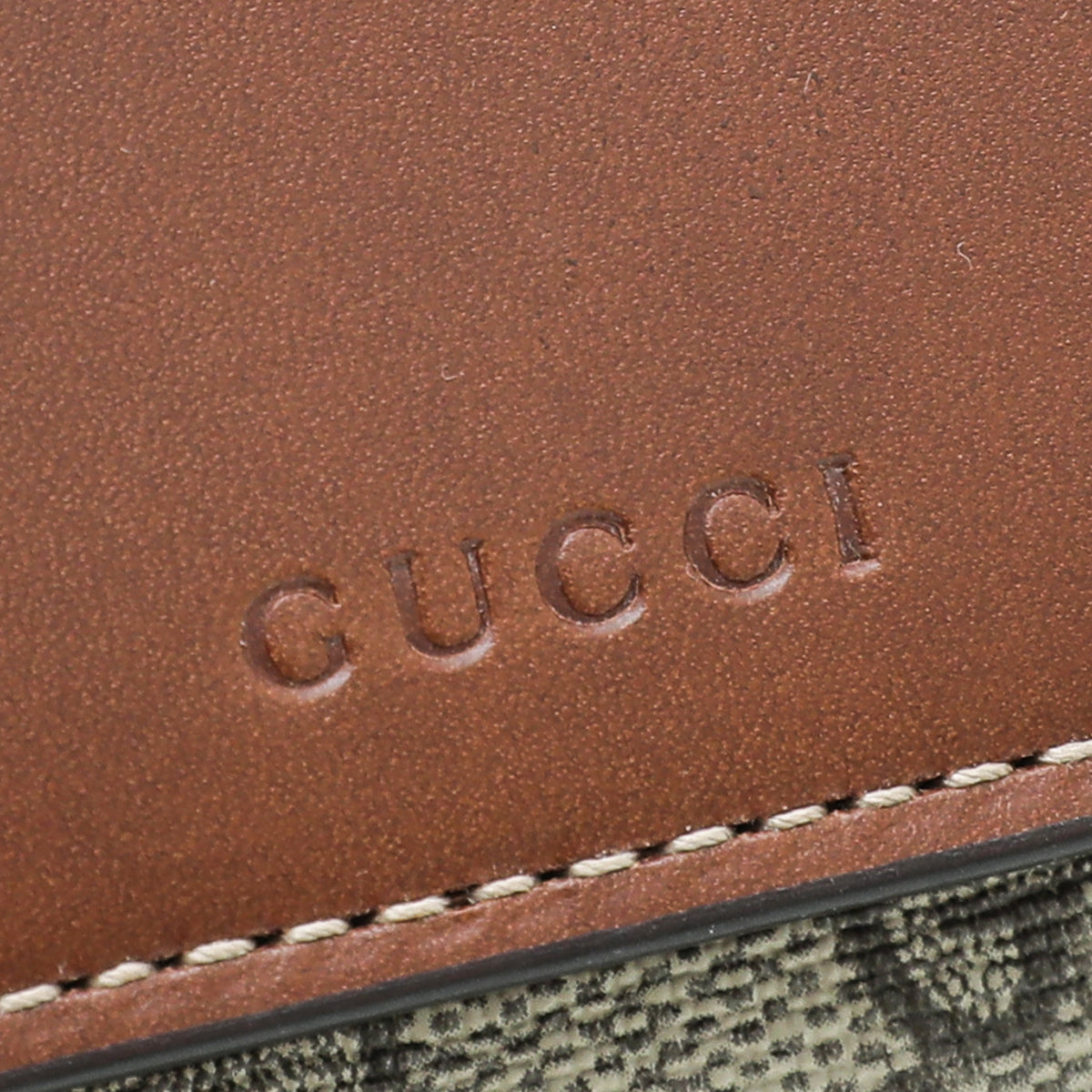 Gucci Brown GG Supreme Continental Wallet