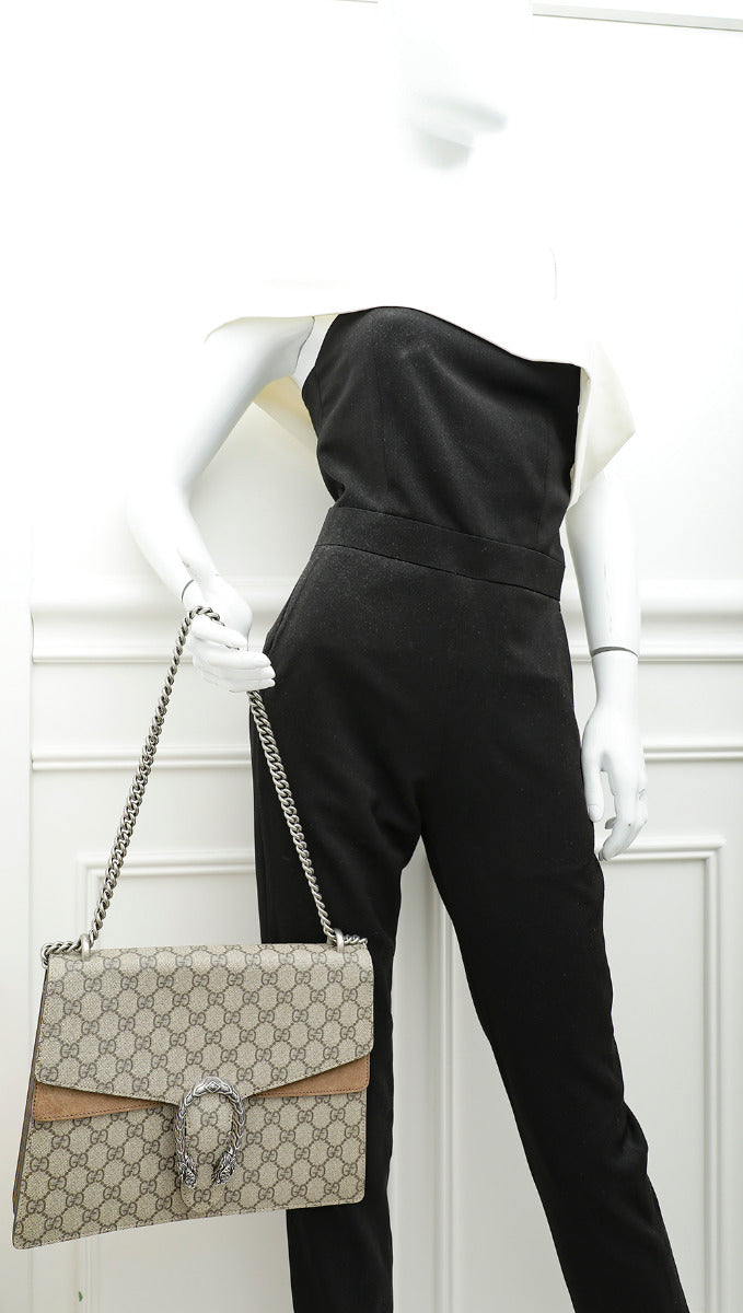 Gucci Bicolor GG Supreme Dionysus Medium Bag-Gucci-THE CLOSET